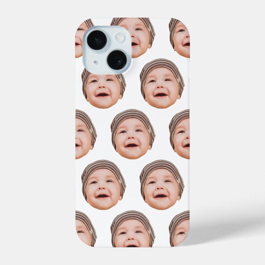 Schattigee gepersonaliseerde Baby Gezichtsfoto's W Case-Mate iPhone Case