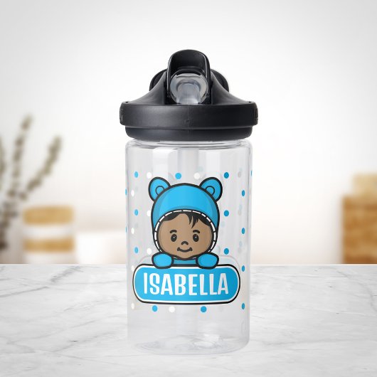 Schattigee Gepersonaliseerde Baby Waterfles voor K