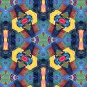 Schattigee Gepersonaliseerde Blauw Geel Foto Gift Tote Bag