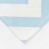 Schattigee gepersonaliseerde blauw grijs olifant C Fleece Deken (Hoek)