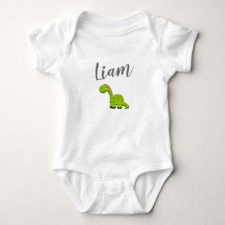 Schattigee gepersonaliseerde bodysuit met dino