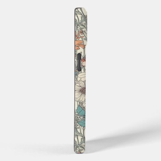 Schattigee gepersonaliseerde Boho Floral Wildflowe Case-Mate iPhone Case (Achterkant / Rechts)