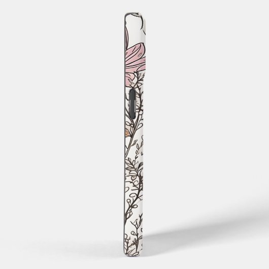 Schattigee gepersonaliseerde Boho Floral Wildflowe Case-Mate iPhone Case (Achterkant / Rechts)