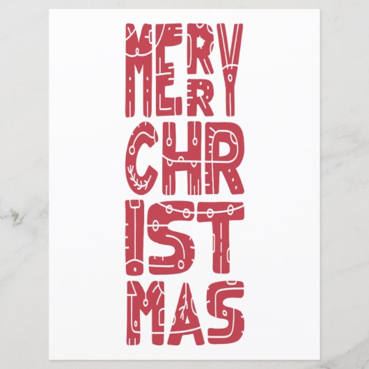 Schattigee gepersonaliseerde brief van de Kerstman (Achterkant)