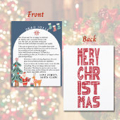 Schattigee gepersonaliseerde brief van de Kerstman