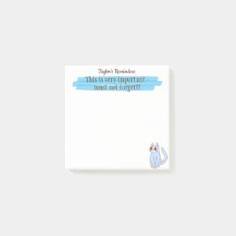 Schattigee gepersonaliseerde Cat Lovers Memo Pad Post-it® Notes