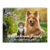 Schattigee gepersonaliseerde dierenliefhebbers 202 kalender (Hoes)
