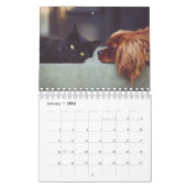Schattigee Gepersonaliseerde Dierenliefhebbers 202 Kalender (Jan 2026)