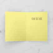 Schattigee gepersonaliseerde  eekhoorn Kaart (Binnen)