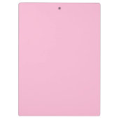 Schattigee gepersonaliseerde één foto roze klembord (Achterkant)