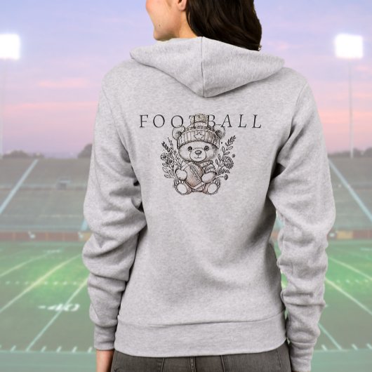 Schattigee gepersonaliseerde Football hoodie