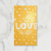 Schattigee gepersonaliseerde foto-Valentijnsdag Cadeaulabels (Voorkant)