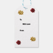 Schattigee gepersonaliseerde Golden Retriever Dog  Cadeaulabel (Achterkant)