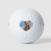 Schattigee gepersonaliseerde golfbal foto Golfer G Golfballen (Voorkant)