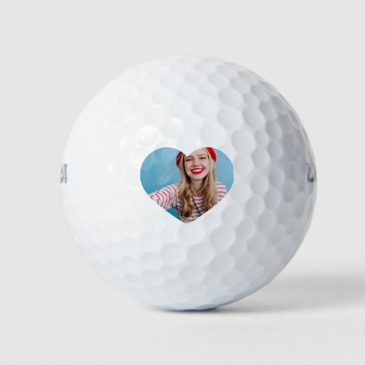 Schattigee gepersonaliseerde golfbal foto Golfer G Golfballen (Voorkant)