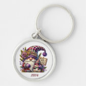 Schattigee gepersonaliseerde Happy Moederdag / Gno Sleutelhanger (Voorkant)