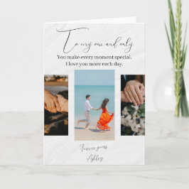 Schattigee gepersonaliseerde Happy Valentines Day  Bedankkaart