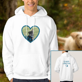 Schattigee Gepersonaliseerde Hond Wandelen Buddy H Hoodie