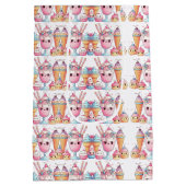 Schattigee gepersonaliseerde IcePop Zomer Verjaard Medium Cadeauzakje (Achterkant)