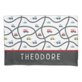 Schattigee Gepersonaliseerde Jongensnaam Kinder Sl Kussensloop (Voorkant)