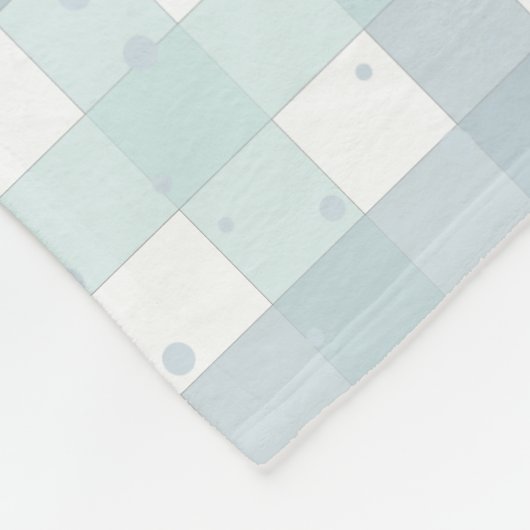 Schattigee gepersonaliseerde kerstdeken voor koppe fleece deken (Hoek)