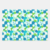 Schattigee gepersonaliseerde kikker thema verjaard inpakpapier vel (Voorkant 2)