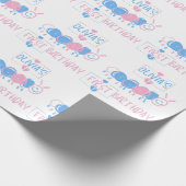 Schattigee gepersonaliseerde Kinder Doodle Worm Dr Cadeaupapier (Hoek)