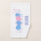 Schattigee Gepersonaliseerde Kinder Doodle Worm Te Handdoek (Handdoek)