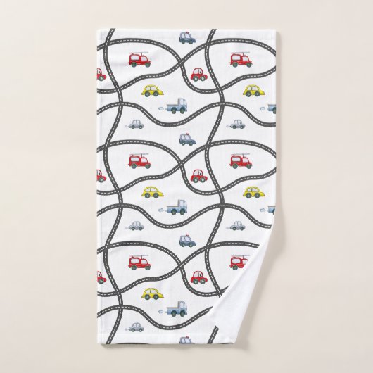Schattigee gepersonaliseerde kleine Kinder auto Bad Handdoek (Handdoek)