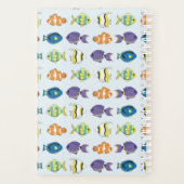 Schattigee gepersonaliseerde kleurrijke tropische planner (Achterkant)