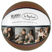 Schattigee gepersonaliseerde Moederdag familie fot Basketbal (Voorkant)