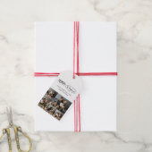 Schattigee gepersonaliseerde Moederdag familie fot Cadeaulabel (Met Touw)