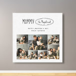 Schattigee gepersonaliseerde Moederdag familie fot Canvas Afdruk<br><div class="desc">Infundeer Moederdag met artistiek werk via de "Schattigee gepersonaliseerde Moederdag Family Photo Canvas Print." Dit doek is een galerij van familiale genegenheid, een perfect eerste Moederdag-embleem of een heerlijke knipoog naar de matriarchen die generaties hebben gevormd. Het is een liefdevol verhaal van kinderen, het vastleggen van de essentie van vreugde...</div>