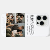 Schattigee gepersonaliseerde Moederdag familie fot Case-Mate iPhone Case (Achterkant (horizontaal))