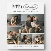 Schattigee gepersonaliseerde Moederdag familie fot Fotoplaat (Voorkant)