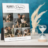 Schattigee gepersonaliseerde Moederdag familie fot Fotoplaat (Zijkant)