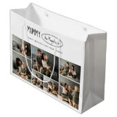 Schattigee gepersonaliseerde Moederdag familie fot Groot Cadeauzakje (Voorkant Gekanteld)