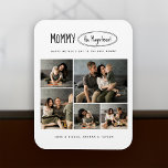 Schattigee gepersonaliseerde Moederdag familie fot Magneet<br><div class="desc">Maak mama glimlach elke dag met een fotomagneet speciaal voor haar gemaakt Deze schattige Moederdag-fotomagneet is niet alleen schattig - het is een dagelijkse herinnering aan je liefde. Personaliseer het met een afbeelding van je favoriete gezinsmoment, en kijk hoe mama's gezicht oplicht telkens ze het op de koelkast ziet. Van...</div>