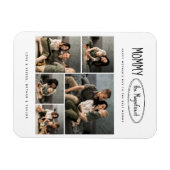 Schattigee gepersonaliseerde Moederdag familie fot Magneet (Horizontaal)