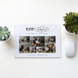 Schattigee gepersonaliseerde Moederdag familie fot Muismat<br><div class="desc">Glij door de dagelijkse werkzaamheden met de "Schattigee gepersonaliseerde Moederdag Family Photo Mousepad", waar functionaliteit en oprechte sentimenten samenkomen. Elke klik wordt vergezeld door een collage van familie liefde, waardoor dit een heerlijke eerste Moederdag cadeau of een zoete verrassing voor elke moeder, nieuw of gekruid. Het is een aanpasbaar stuk...</div>