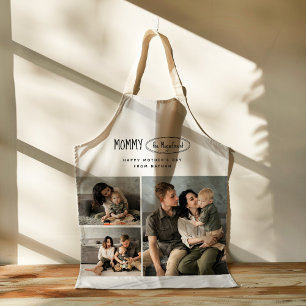 Schattigee gepersonaliseerde Moederdag familie fot Schort