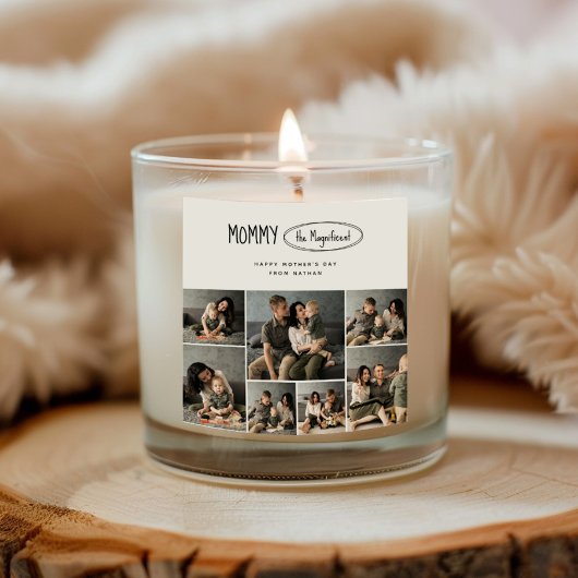 Schattigee gepersonaliseerde Moederdag familie fot Vierkante Sticker