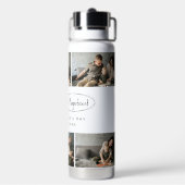 Schattigee gepersonaliseerde Moederdag familie fot Waterfles (Achterkant)