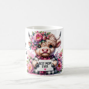 Schattigee gepersonaliseerde Moederdag-offerte/Koe Koffiemok