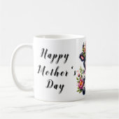 Schattigee gepersonaliseerde Moederdag-offerte/Koe Koffiemok (Links)