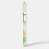 Schattigee gepersonaliseerde naam Gingham Green Cr Case-Mate iPhone Case (Achterkant / Links)