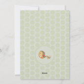 Schattigee gepersonaliseerde Nordic Christmas slee Feestdagenkaart (Achterkant)