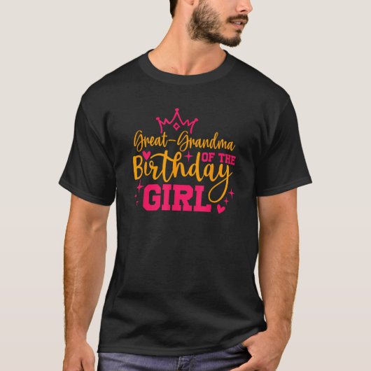 Schattigee gepersonaliseerde overgrootmoeder van d t-shirt (Voorkant)
