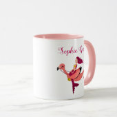 Schattigee gepersonaliseerde Paarse zeemeermin & r Mok (Voorkant rechts)