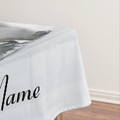 Schattigee Gepersonaliseerde Petting Penguin en Ch Tafelkleed (Voorbeeld)